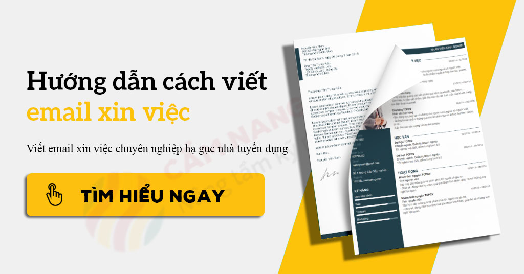Cách viết email xin việc chuẩn nhất hiện nay