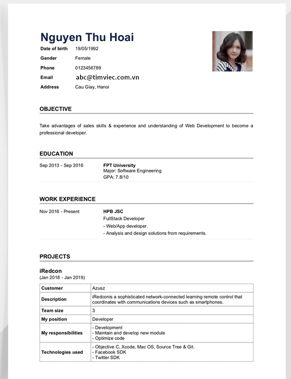 Những lưu ý để Download mẫu CV đẹp thu hút nhà tuyển dụng - Ảnh 4