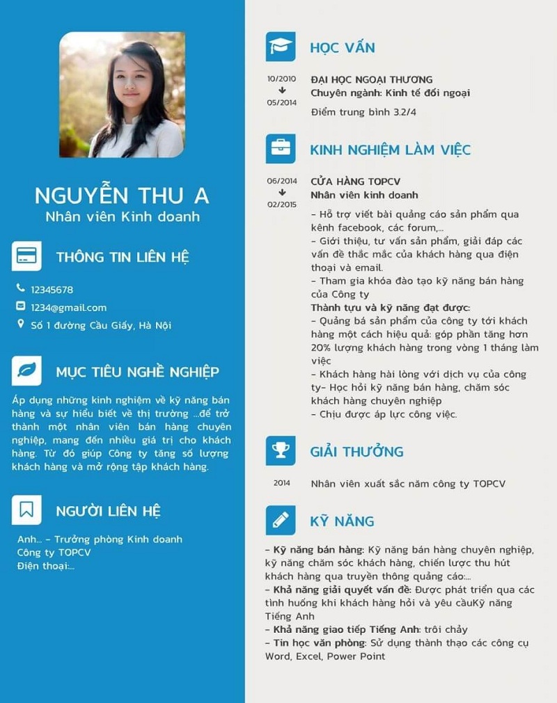 Cách viết CV xin việc chuẩn nhất cho ứng viên, nhà tuyển dụng đọc là ưng - Ảnh 4 Cách viết CV xin việc chuẩn nhất cho ứng viên, nhà tuyển dụng đọc là ưng - Ảnh 4