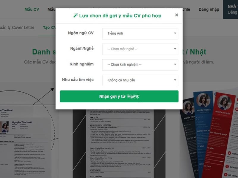 Làm CV online đẹp mắt chỉ trong 4 bước, nhìn là ưng ngay - Ảnh 3 Làm CV online đẹp mắt chỉ trong 4 bước, nhìn là ưng ngay - Ảnh 3