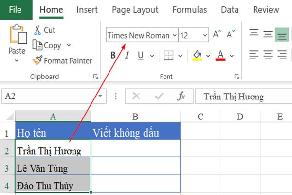 [HƯỚNG DẪN] Cách bỏ dấu trong Excel: Chi tiết từ A đến Z - Ảnh 1