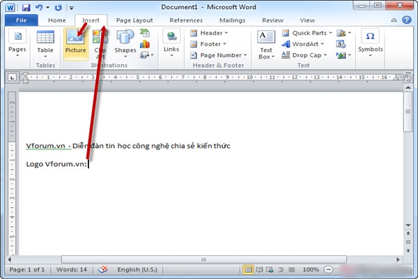 Cách chèn hình ảnh vào Word cực nhanh gọn, dễ thực hiện 1