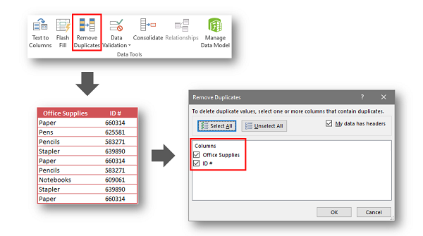 Hướng dẫn cách xóa các dữ liệu trùng nhau trong Excel - Ảnh 1