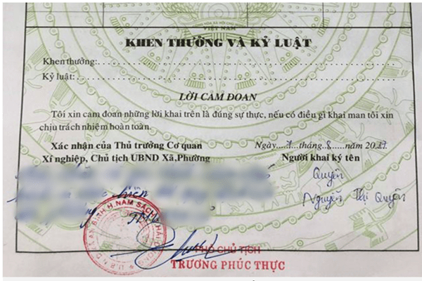 [HƯỚNG DẪN] C&aacute;ch điền mẫu sơ yếu l&yacute; lịch tự thuật chuẩn x&aacute;c nhất - Ảnh 4