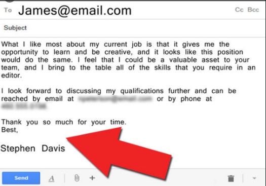 Cách viết CV gửi email ứng tuyển tiếng anh hay 2022 - Ảnh 4