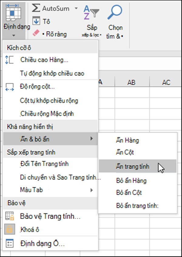 [Hướng dẫn]    Cách ẩn hàng và cột trong Excel rất dễ dàng và nhanh chóng - Hình 4