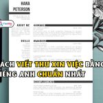 Cách viết thư xin việc bằng tiếng Anh khiến NTD không rời mắt