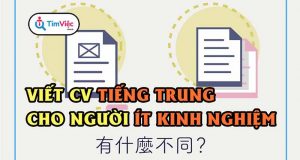 [HƯỚNG DẪN] Cách viết CV tiếng Trung cho người ít kinh nghiệm