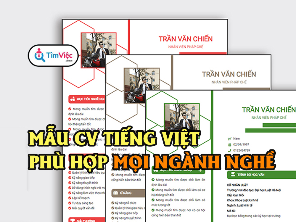 Chi tiết cách viết CV tiếng Việt chuẩn cho các ngành nghề hiện nay