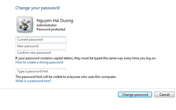 Gợi ý mật khẩu là gì và cách cài đặt gợi ý mật khẩu cho Win 7, 8, 10 - Hình 3