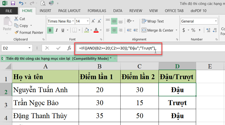 Hàm if trong Excel: dễ sử dụng [Có ví dụ minh họa] 2022 - ảnh 7