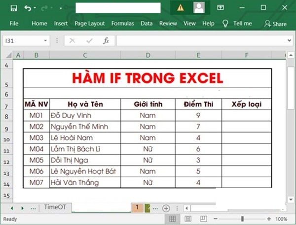 Hàm if trong Excel: dễ sử dụng [Có ví dụ minh họa] 2022 - ảnh 2