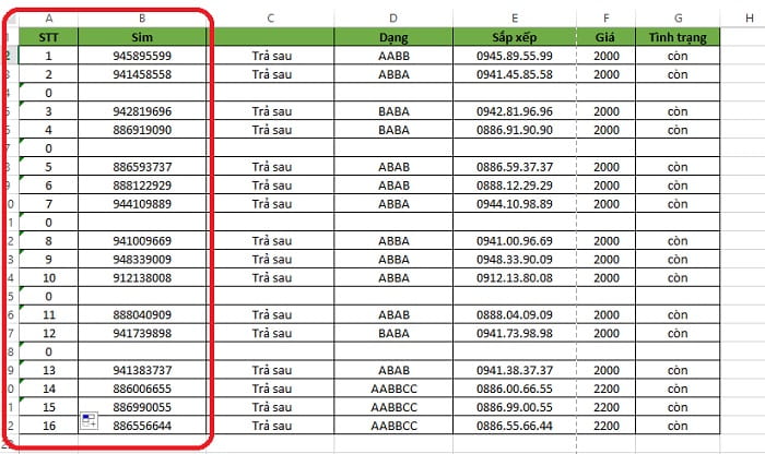 5 Cách đánh số thứ tự trong excel nhanh gọn, đơn giản - Ảnh 8