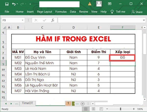 Hàm if trong Excel: dễ sử dụng [Có ví dụ minh họa] 2022 - Hình 4