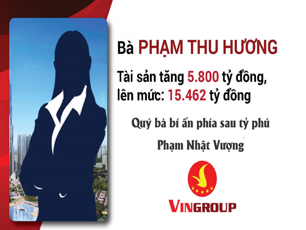 Phạm Thu Hương là ai – Tiểu sử và sự nghiệp nữ phó chủ tịch Vingroup