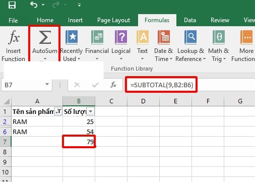 Cách tính tổng trong Excel với hàm sumif đơn giản và chính xác - Hình 13