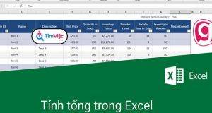 7 Cách tính tổng trong Excel đơn giản, nhanh chóng và chính xác nhất