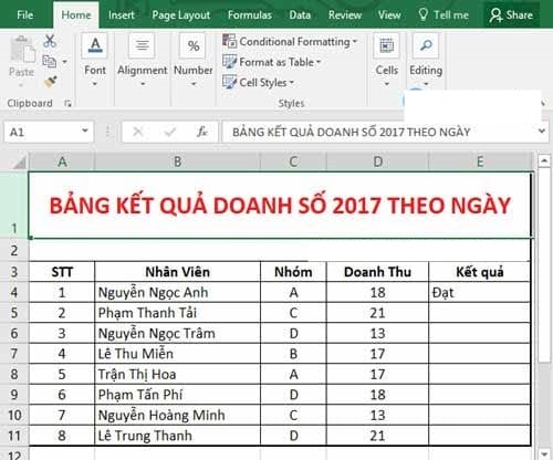 Cách sử dụng hàm vlookup trong excel và ví dụ cụ thể - Ảnh 14