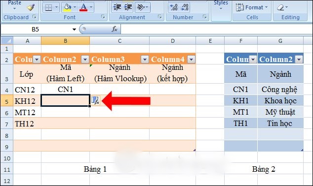 Cách sử dụng hàm vlookup trong excel và ví dụ cụ thể - Ảnh 6