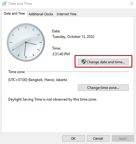 Cách chỉnh ngày giờ trên máy tính khắc phục lỗi trên hệ điều hành - Ảnh 4