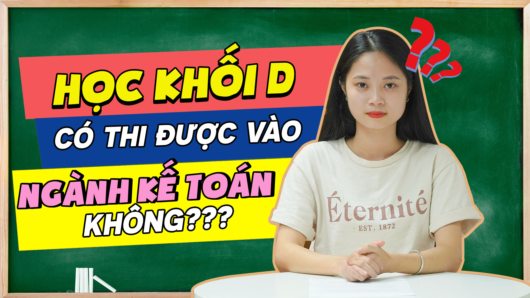 Học Khối D Thì Có Được Thi Vào Ngành Kế Toán Không?