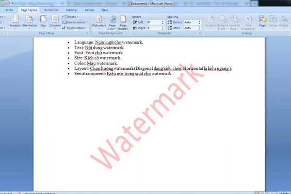 [Tìm hiểu] Watermark là gì? Cách tạo lập watermark đơn giản bằng word - Ảnh 4