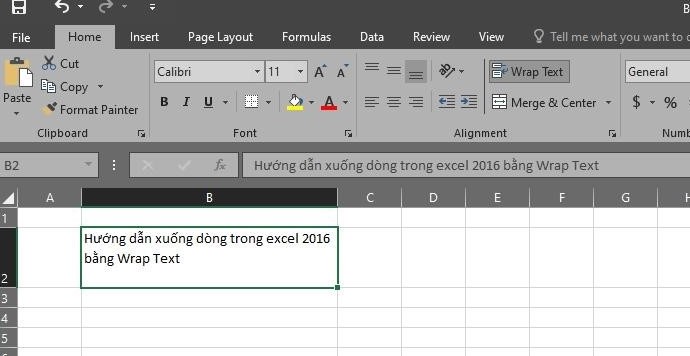 Hướng dẫn cách xuống dòng trong Excel thông dụng nhất cho PC & online - Ảnh 4