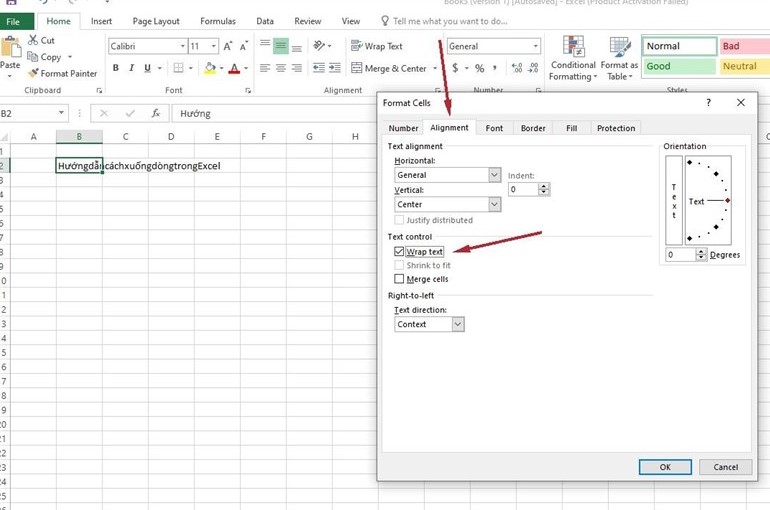 Hướng dẫn cách xuống dòng trong Excel thông dụng nhất cho PC & online - Ảnh 6