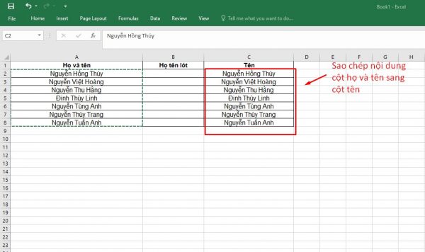 Hướng dẫn cách tách họ và tên trong excel nhanh, đơn giản nhất - Ảnh 10