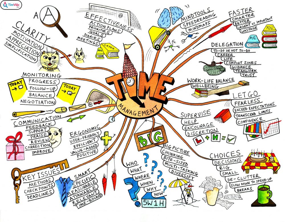 Cách vẽ bản đồ tư duy đẹp và sáng tạo với Mind map  Trung tâm Ngoại ngữ  ILC  Blog Giáo dục