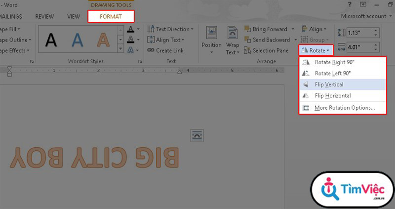 Thủ thuật xoay chữ trong word cực đơn giản - Ảnh 7