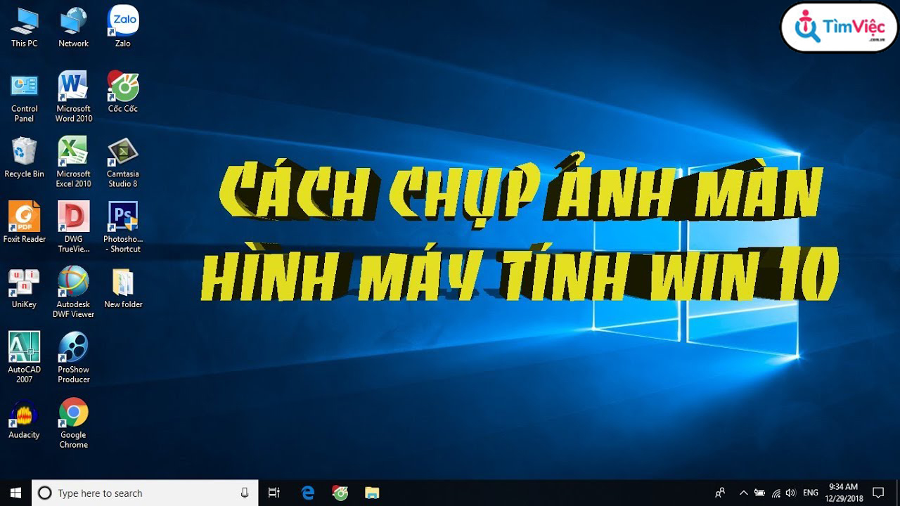 Tổng hợp 9 cách chụp ảnh màn hình win 10 siêu nhanh chóng