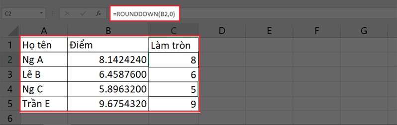 Hé lộ top 5 cách làm tròn số trên excel siêu đơn giản - Ảnh 3