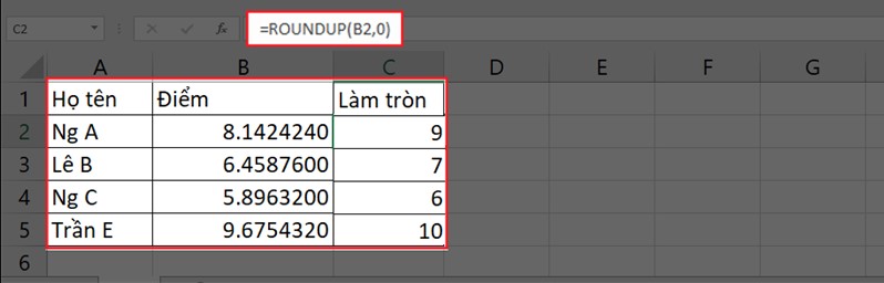 Hé lộ top 5 cách làm tròn số trên excel siêu đơn giản - Ảnh 2