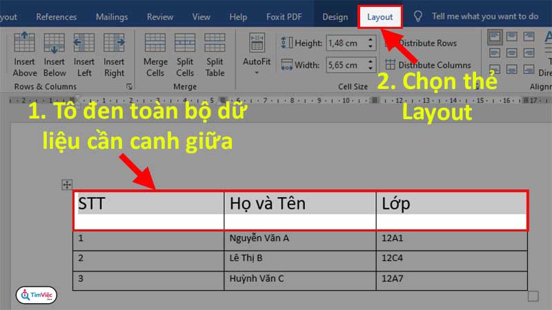 Mẹo căn chữ giữa ô trong word chỉ trong vài giây ! - Ảnh 3