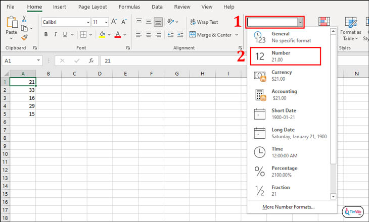 Định dạng số trong excel chi tiết và đơn giản nhất - Ảnh 2