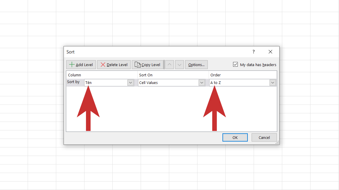 Hướng dẫn cách sắp xếp tên theo ABC trong Excel chỉ trong phút mốt - Ảnh 3