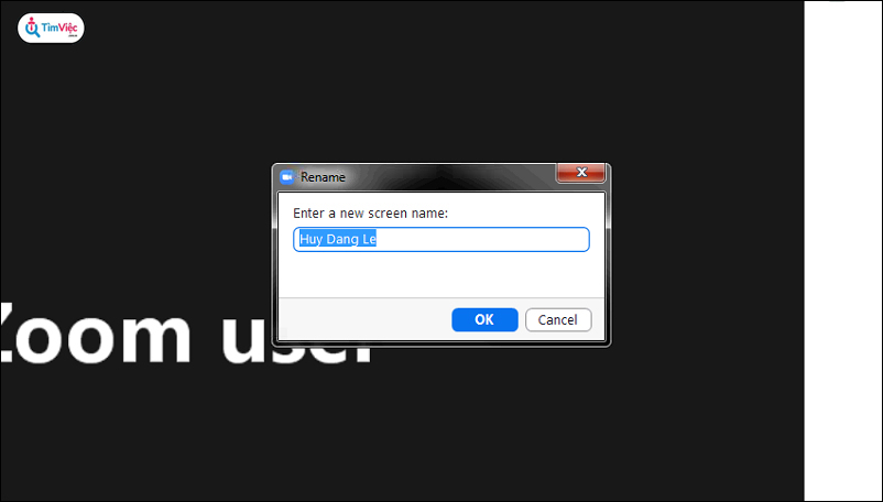 cách đổi tên trên zoom