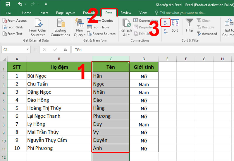 Hướng dẫn cách sắp xếp tên theo ABC trong Excel chỉ trong phút mốt - Ảnh 9