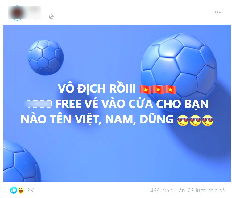 Hàng quán miễn phí cho người tên Dũng, Như mừng Việt Nam vô địch SEA Games - Ảnh 3