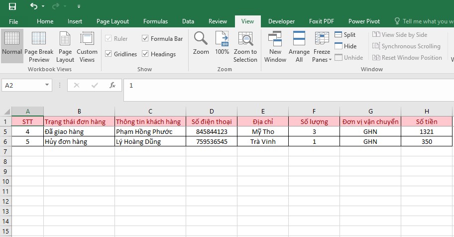 Cách cố định dòng, cột trong Excel nhanh và chi tiết từng bước - Ảnh 2