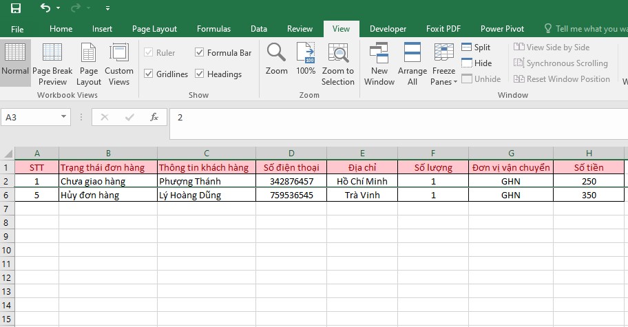 Cách cố định dòng, cột trong Excel nhanh và chi tiết từng bước - Ảnh 4
