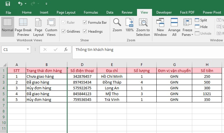 Cách cố định dòng, cột trong Excel nhanh và chi tiết từng bước - Ảnh 8