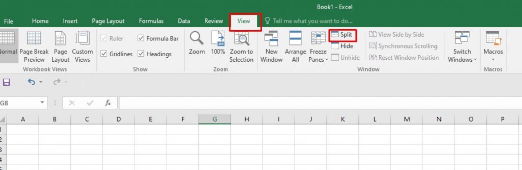 Tách hàng hoặc cột trong Excel