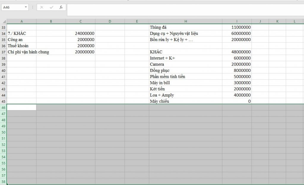 Cách giảm dung lượng file Excel nhanh gọn và đơn giản - Ảnh 3 Cách giảm dung lượng file Excel nhanh gọn và đơn giản - Ảnh 3