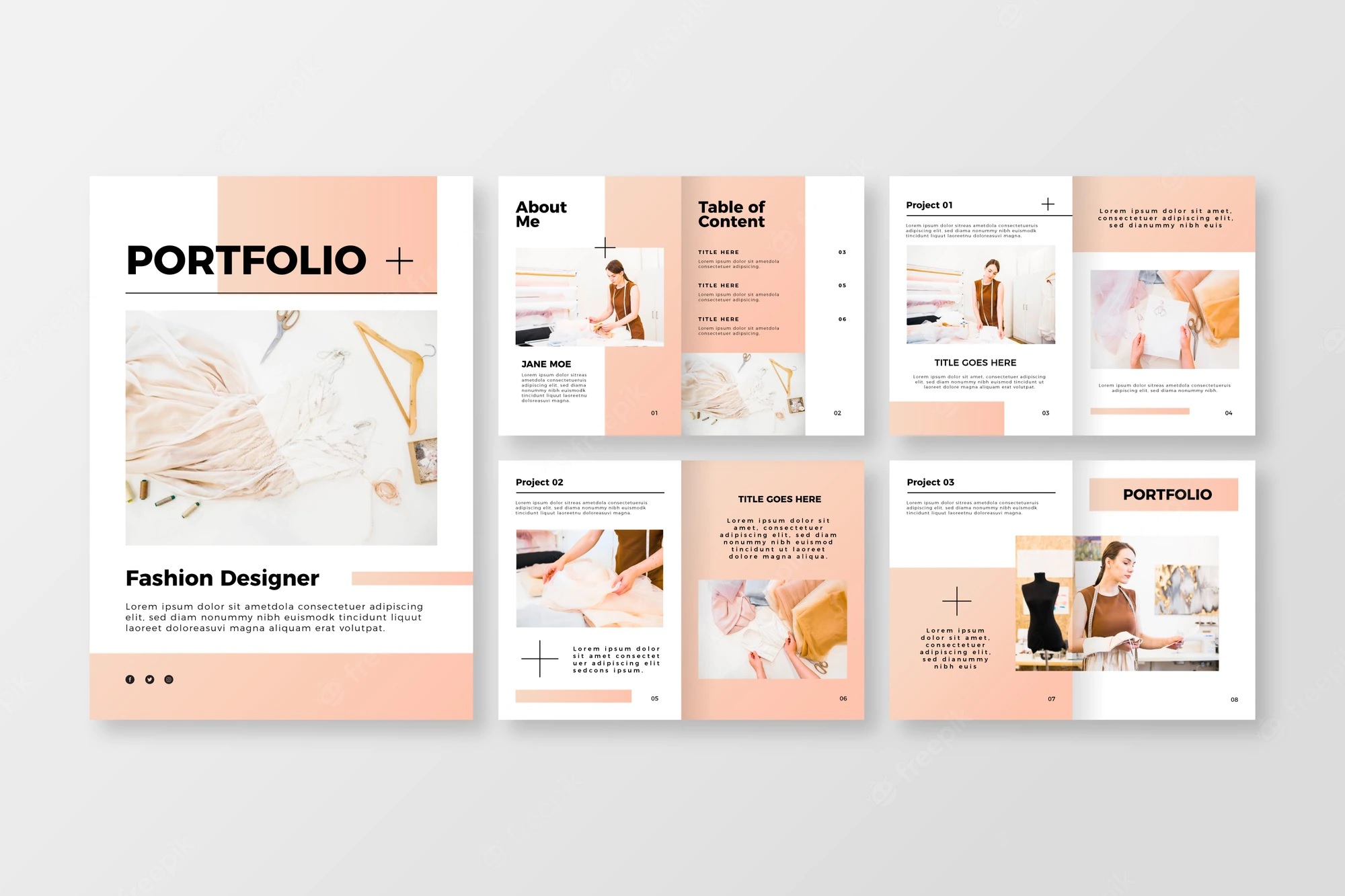 Portfolio collect. Каталог вектор. Gradient Portfolio Вертикаль.