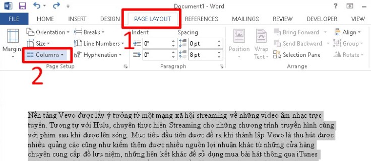 Hướng dẫn cách chia cột trong Word và vài mẹo thú vị - Ảnh 4