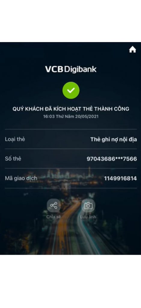 Cách kích hoạt thẻ Vietcombank online và trực tiếp ngoài cây ATM - Ảnh 6