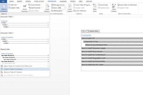 Cách tạo mục lục tự động trong Word nhanh, đơn giản nhất - Ảnh 12