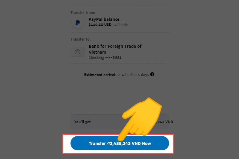 Cách rút tiền từ Paypal về tài khoản ngân hàng chi tiết nhất 2023 - Ảnh 6